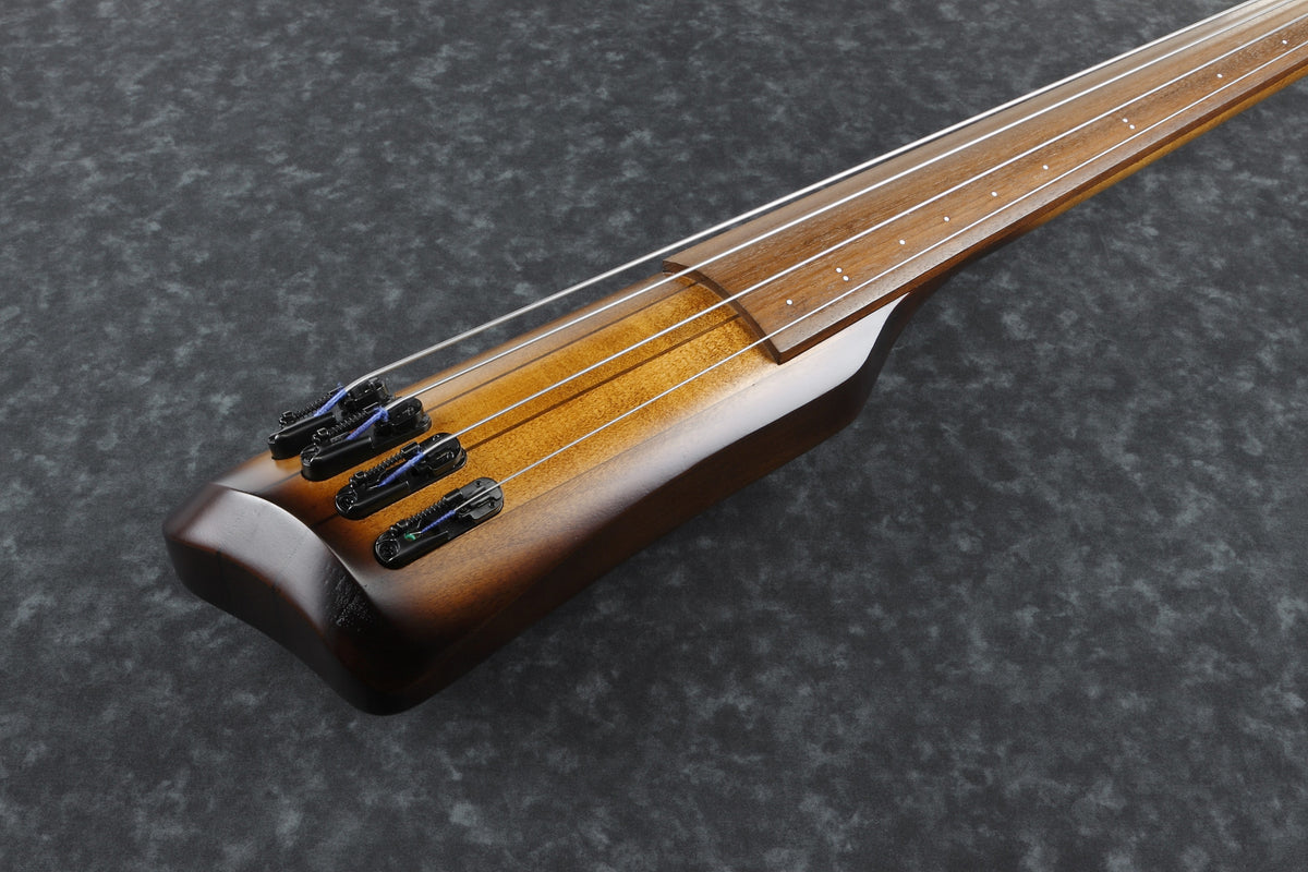 IBANEZ Bass Workshop Upright Bass 4-String - Mahagony Oil Burst + Gig Bag & Roadpro Stand