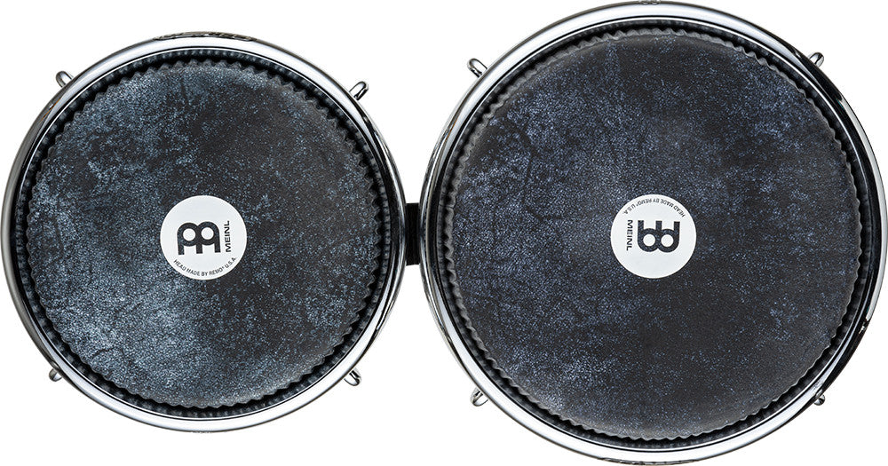 MEINL Percussion Fibercraft Fiberglass Bongo 7" Macho & 8 1/2" Hembra -Black