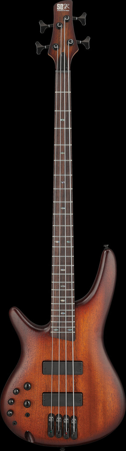 IBANEZ SR E-Bass 4-String Lefty - Mahogany Brown Burst Low Gloss