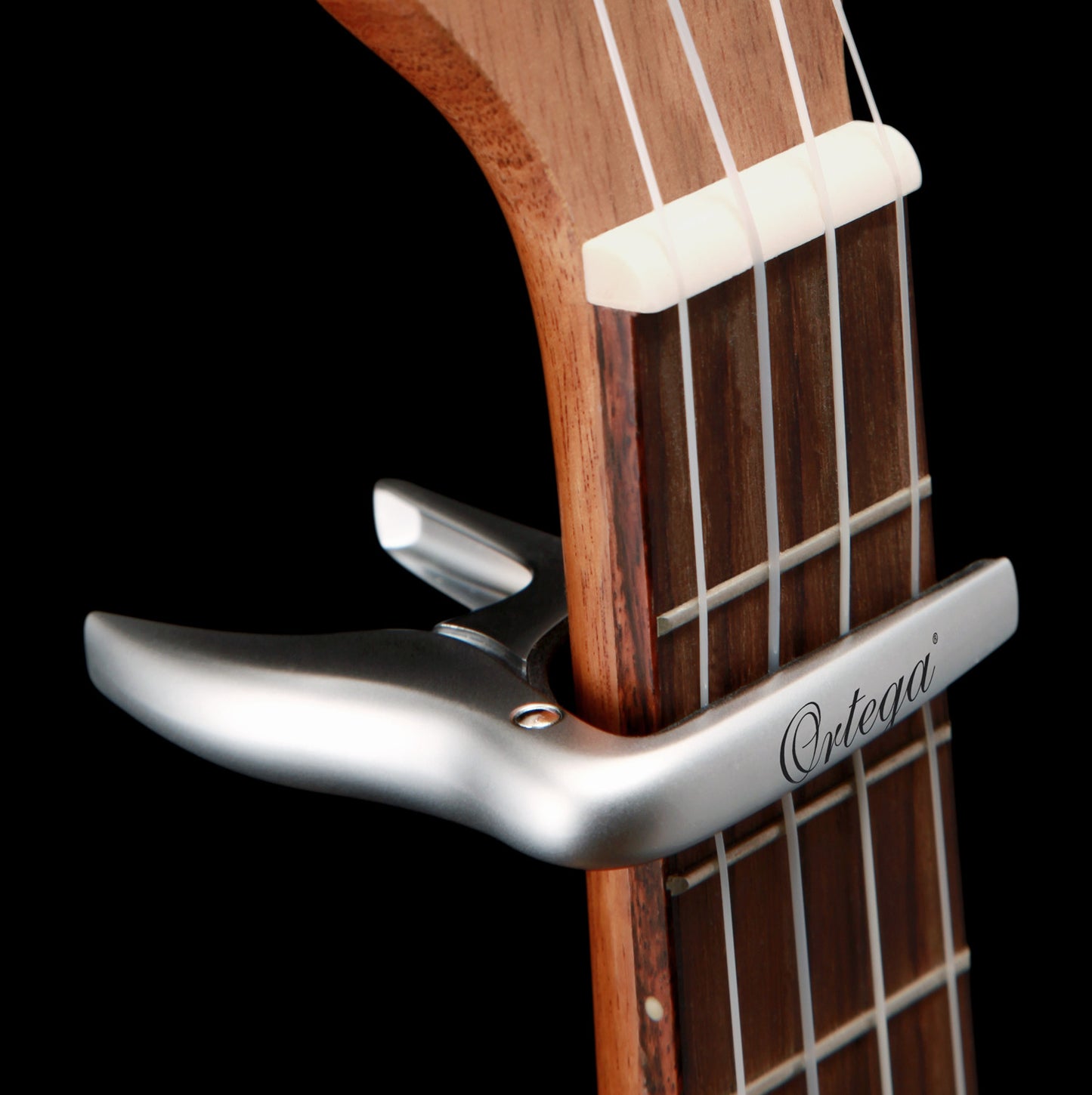 ORTEGA Ukulele Capo - Chrome