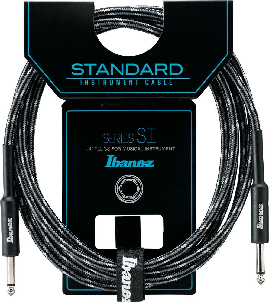 IBANEZ SI Serie (Standard) Instrumentenkabel - 2 gerade Stecker Gewebt - Klinke - Klinke, Camouflage City - 6,10 m / 20 ft
