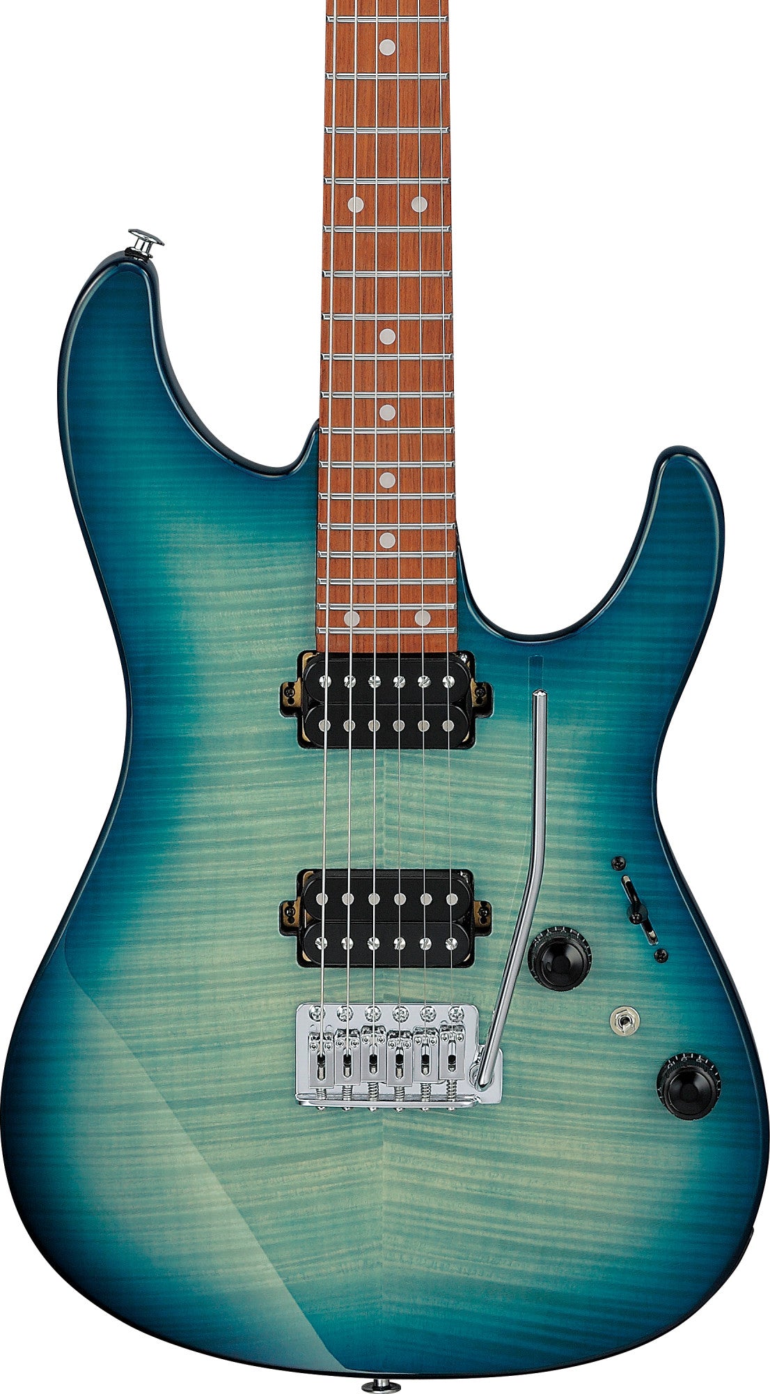IBANEZ AZ Electric Guitar 6-String - Transparent Turquoise Burst
