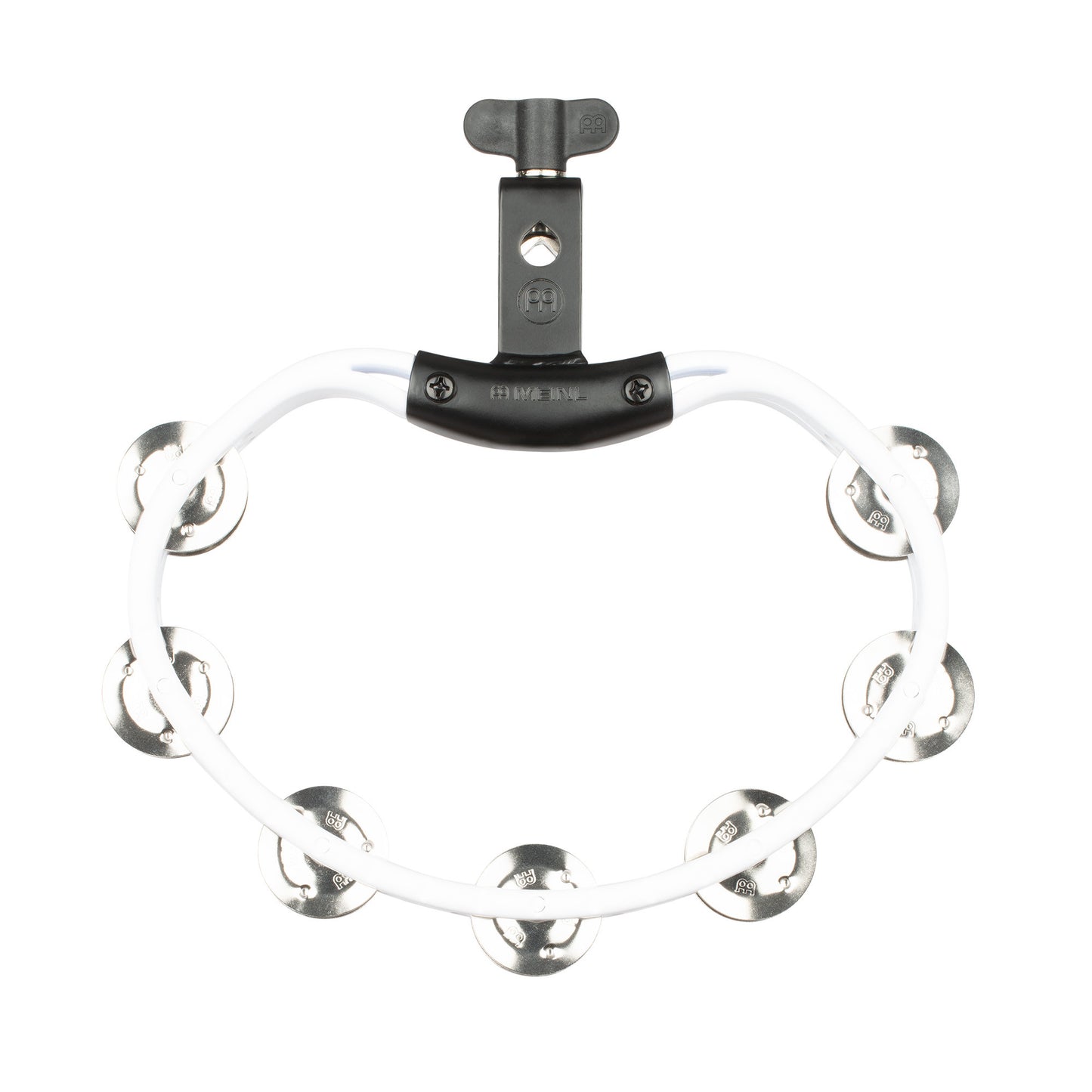 MEINL Percussion Headliner® Series Mountable Molded ABS Tambourine - White