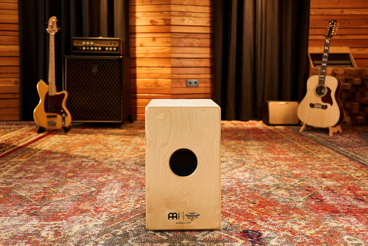 MEINL Percussion Artisan Edition Series String Cajon Bulería Line - Tulip