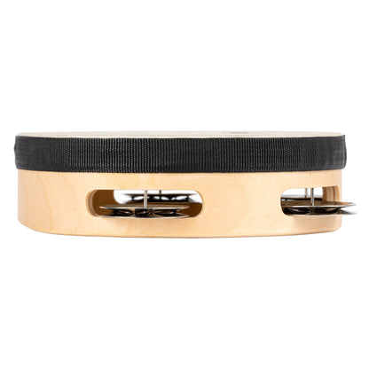 NINO Percussion Tamburin mit Kunststofffell - 6” einreihig
