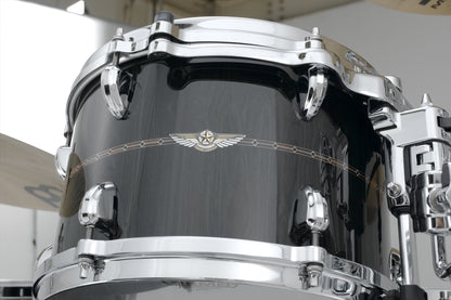 TAMA STAR Bubinga Rack Tom 10" x 7" - Dark Green Cordia/Chrome HW/Inlay: Only Outside