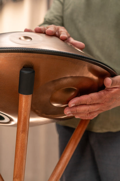MEINL Sonic Energy Sensory Handpan, Stainless Steel, F Pygmy, 11 Notes, 440 Hz, Vintage copper