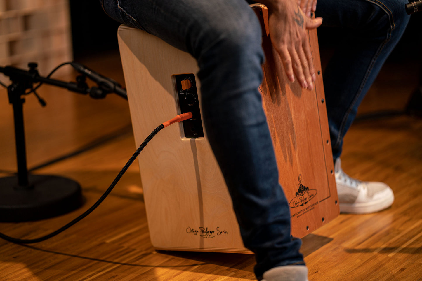 ORTEGA Performer Serie Cajon - Cedar / Baltic Birch Natural