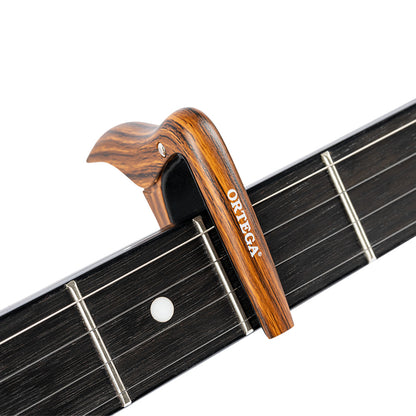 ORTEGA Ukulele Capo - Walnut Design
