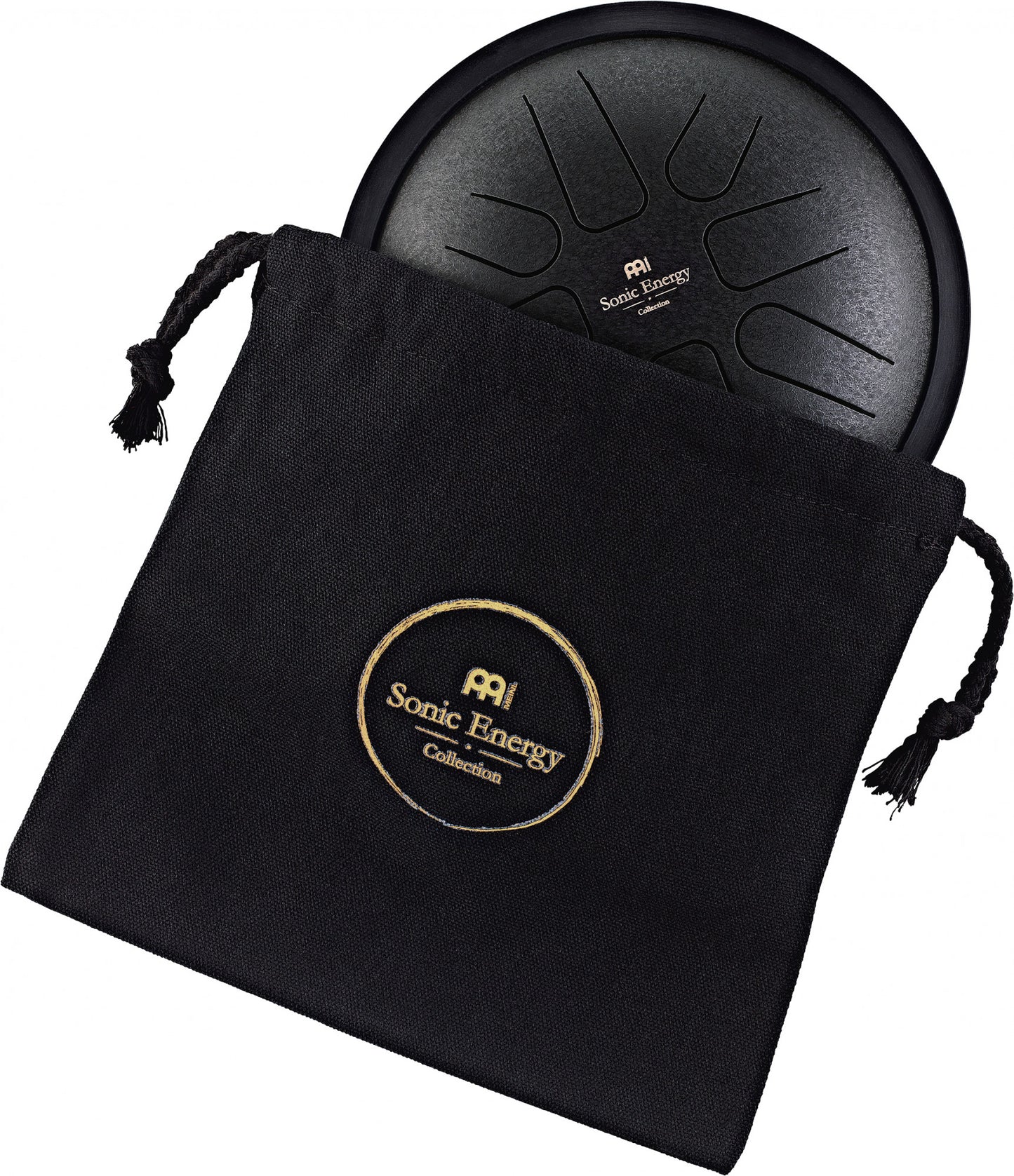 MEINL Sonic Energy Small Steel Tongue Drum 7" - F Moll/8 Töne/440 Hz - schwarz