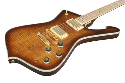 IBANEZ Iceman E-Gitarre 6-String - Caramel Burst Low Gloss + Gigbag