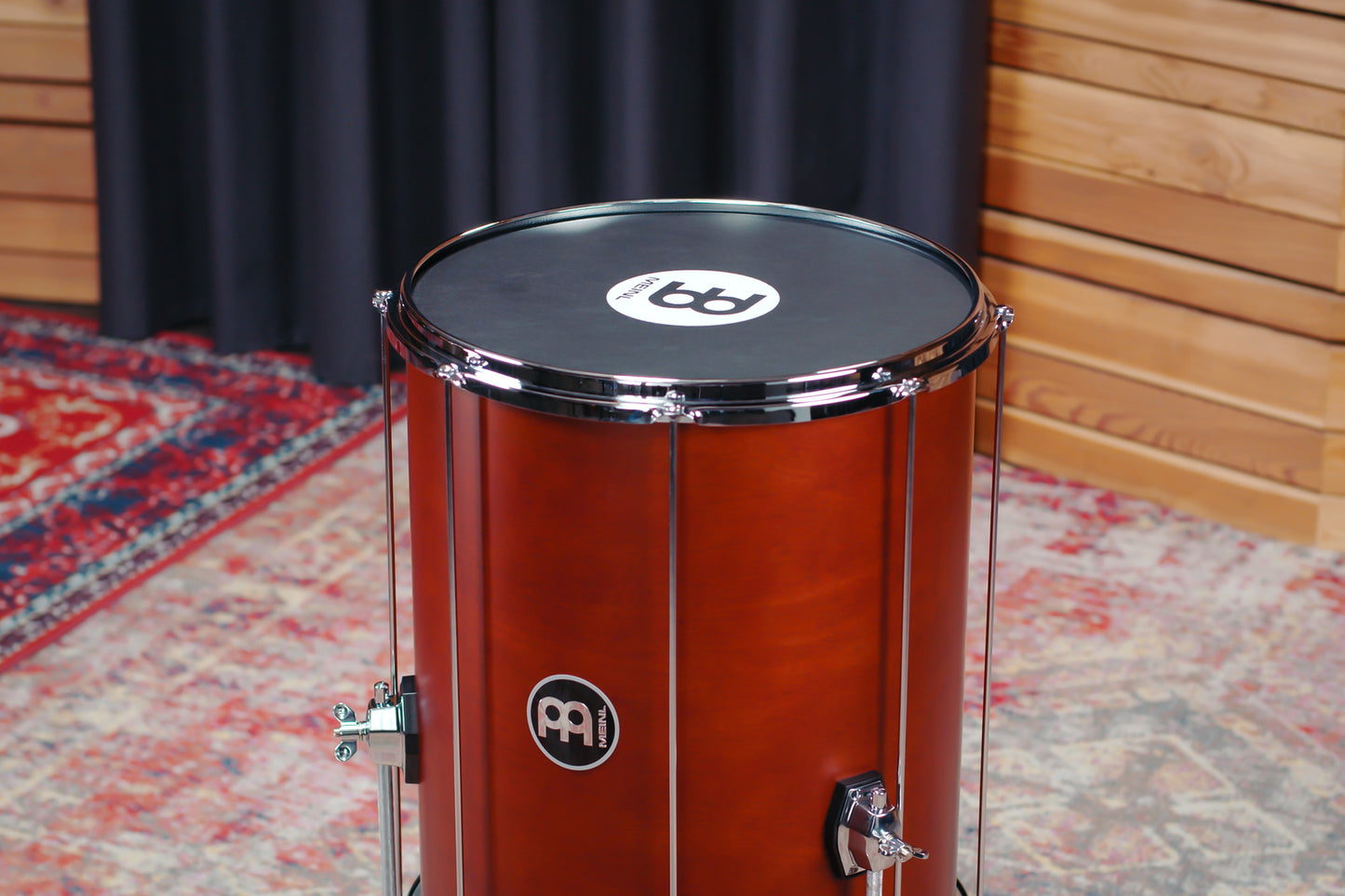 MEINL Percussion Traditional Standalone Wood Series Surdo Drum - 16" x 20"