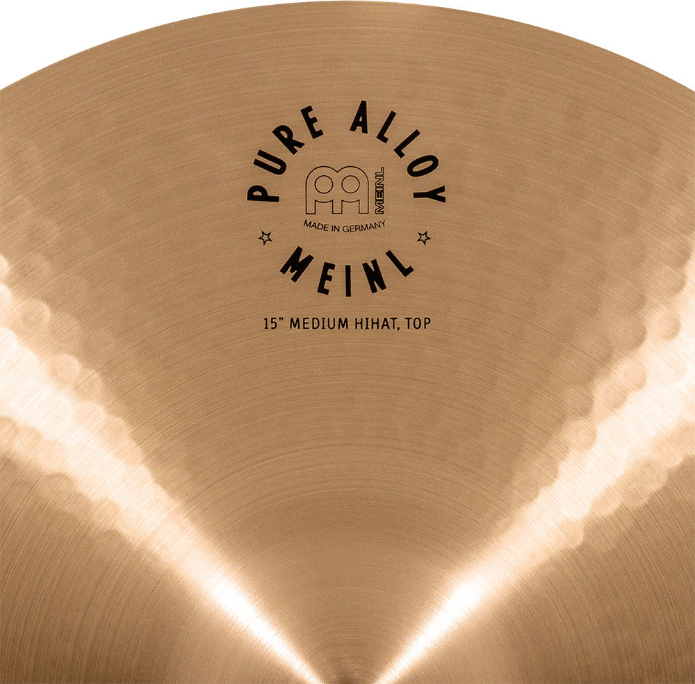 MEINL Cymbals Pure Alloy Medium Hihat - 15"