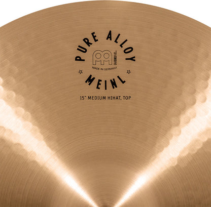 MEINL Cymbals Pure Alloy Medium Hihat - 15"