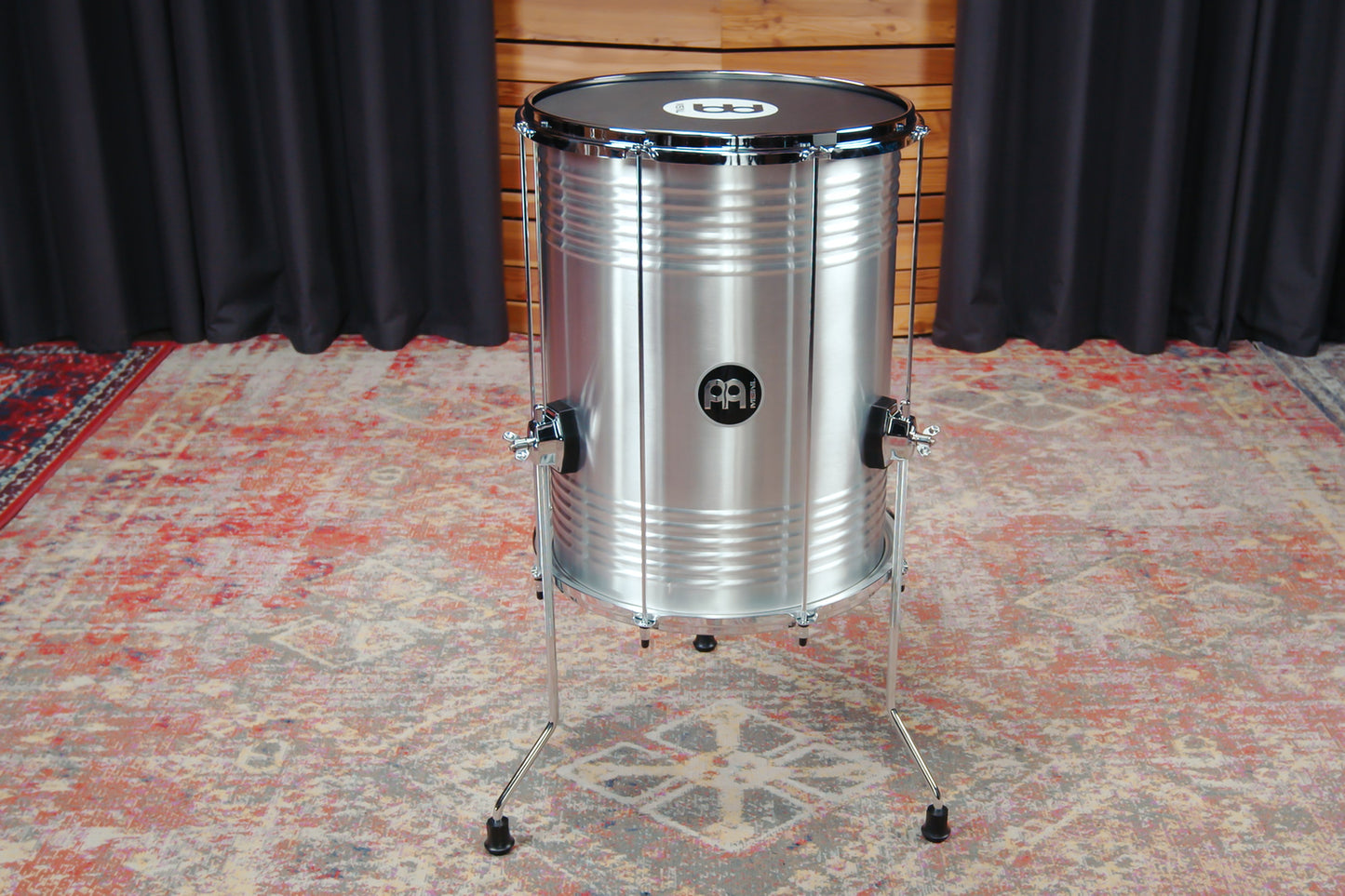 MEINL Percussion Traditional Standalone Aluminum Series Surdo Drum - 16" x 20"