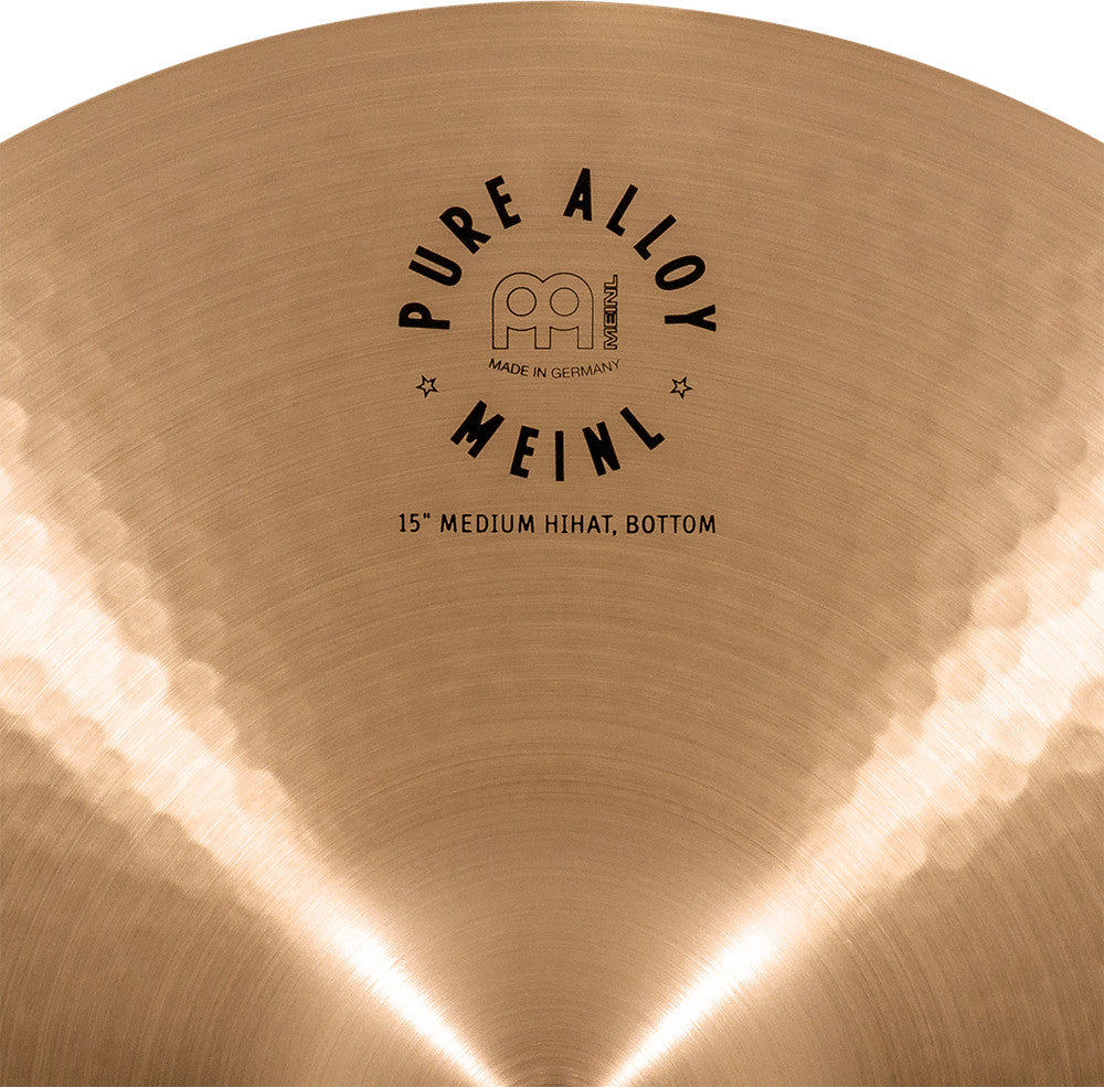 MEINL Cymbals Pure Alloy Medium Hihat - 15"