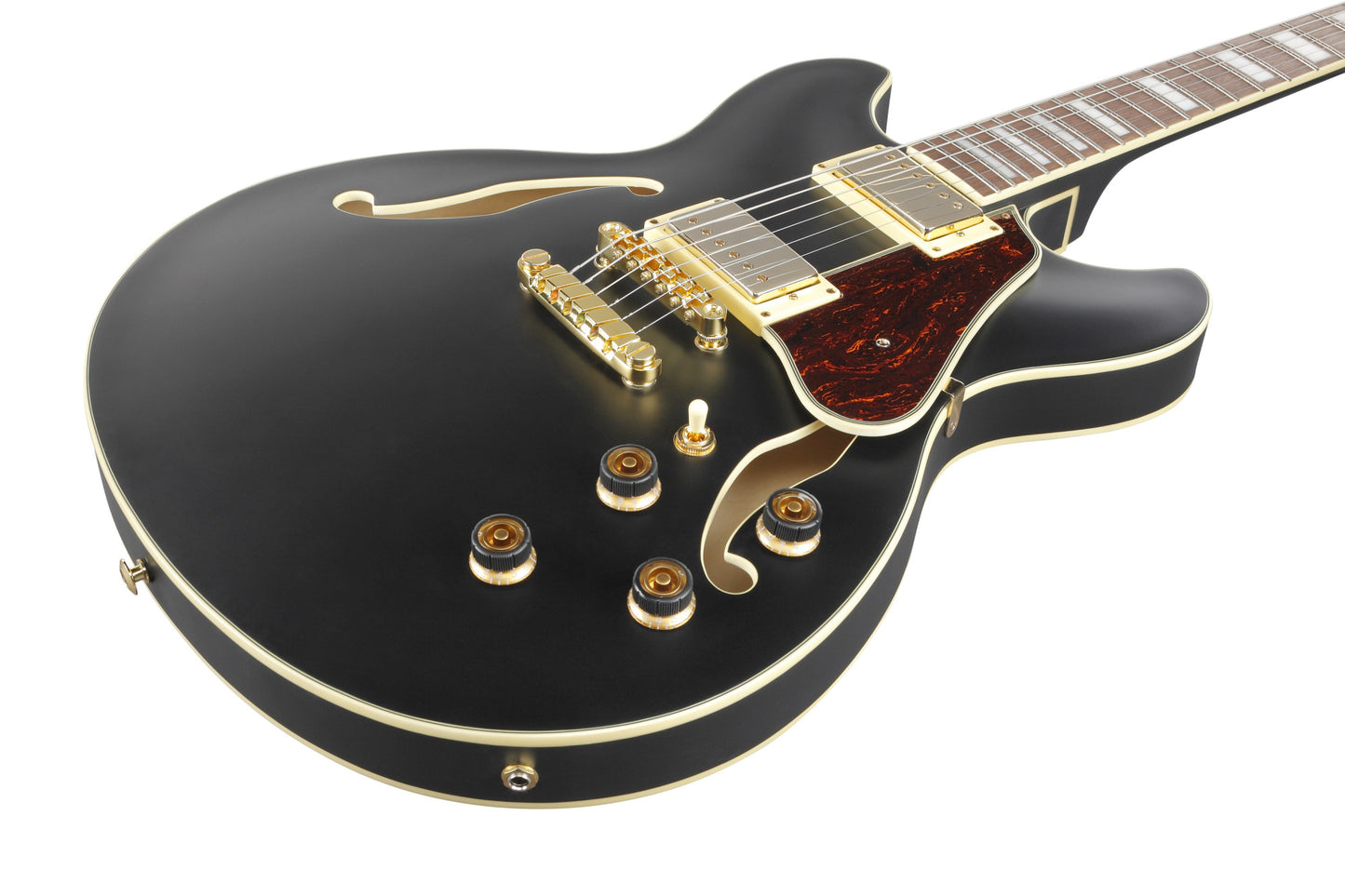 IBANEZ Artcore AS Hollowbody Gitarre 6-String - Black Flat
