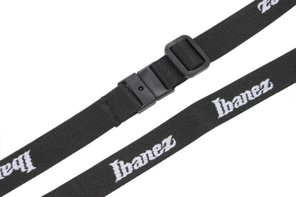IBANEZ Lanyard Black, White Logos