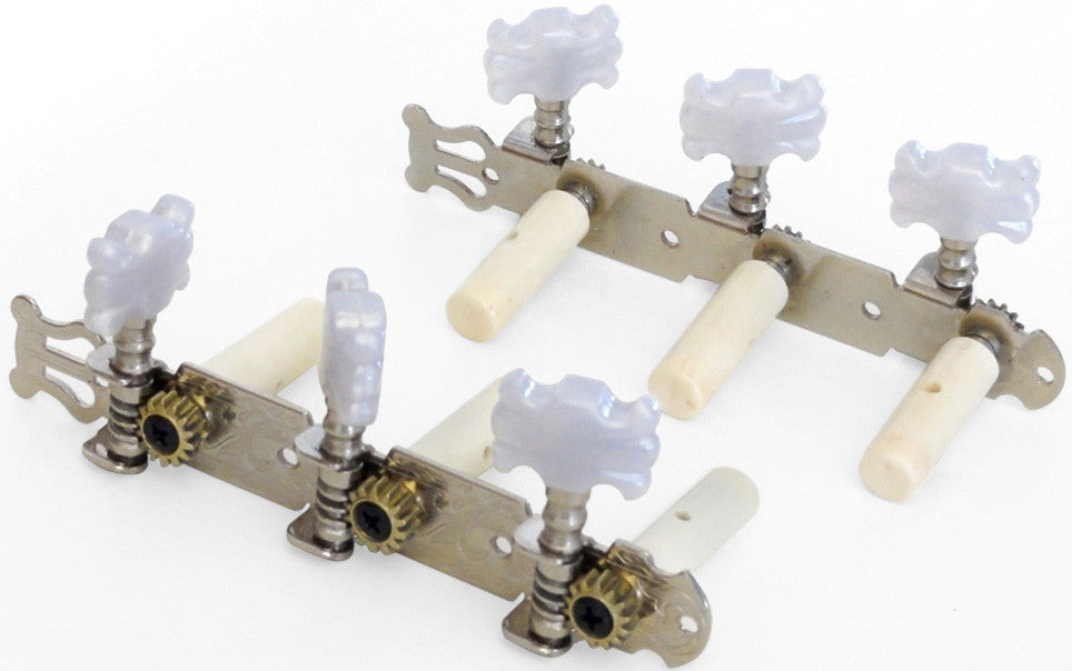 Tuner Set 3/4, 4/4 Chrome Length 11,5cm - chrom  3/4, 4/4 Länge 11,5cm