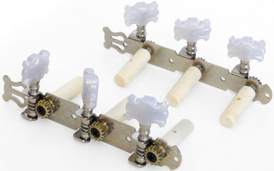 Tuner Set 3/4, 4/4 Chrome Length 11,5cm - chrom  3/4, 4/4 Länge 11,5cm