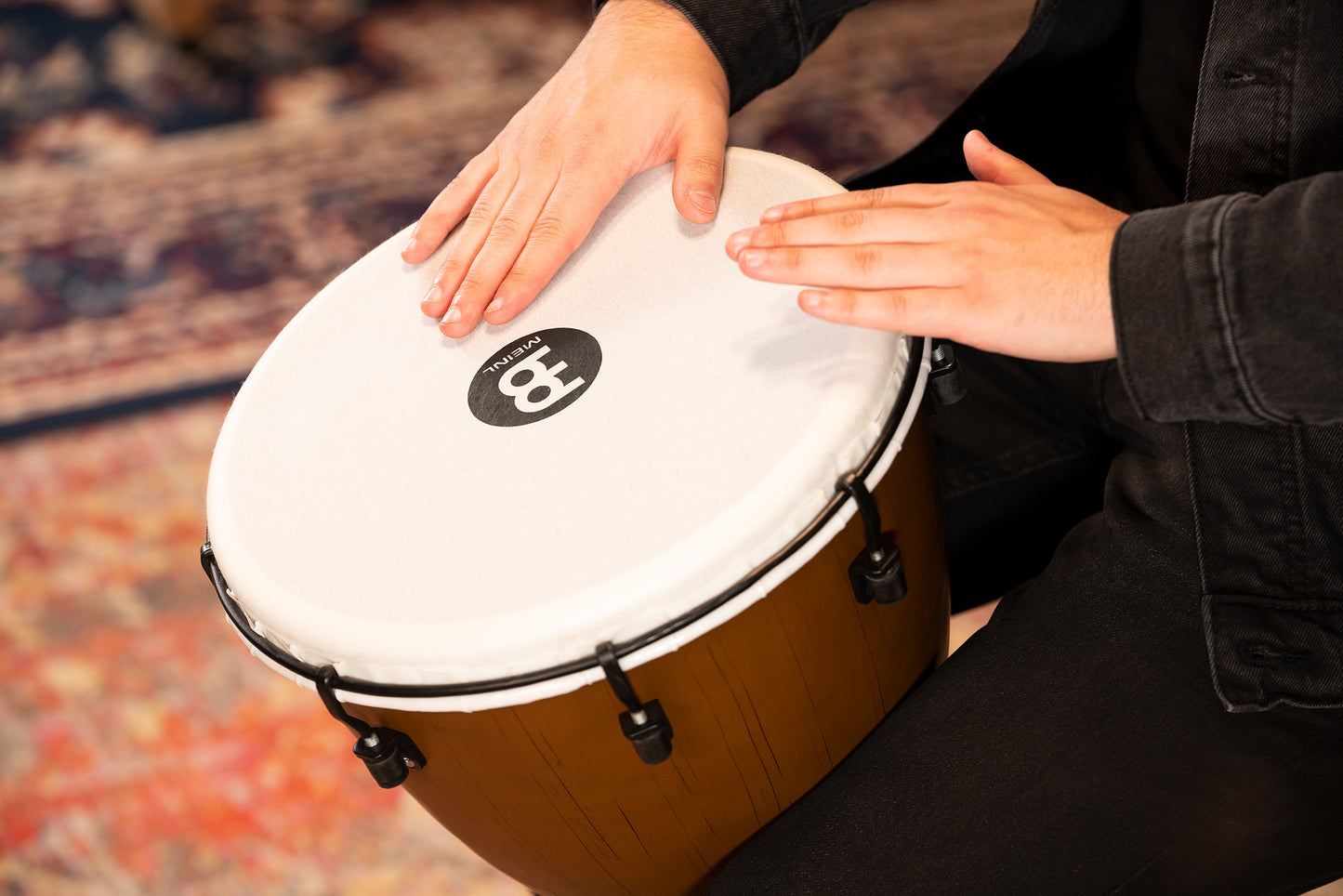 MEINL Percussion Alpine Series Djembe, Synthetic Head, Barnwood - 12"