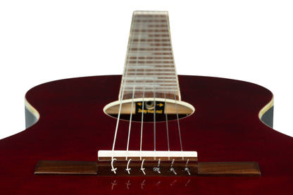 ORTEGA Ranger Series 4/4 Konzertgitarre 6-String - Dunkelrot + Gigbag