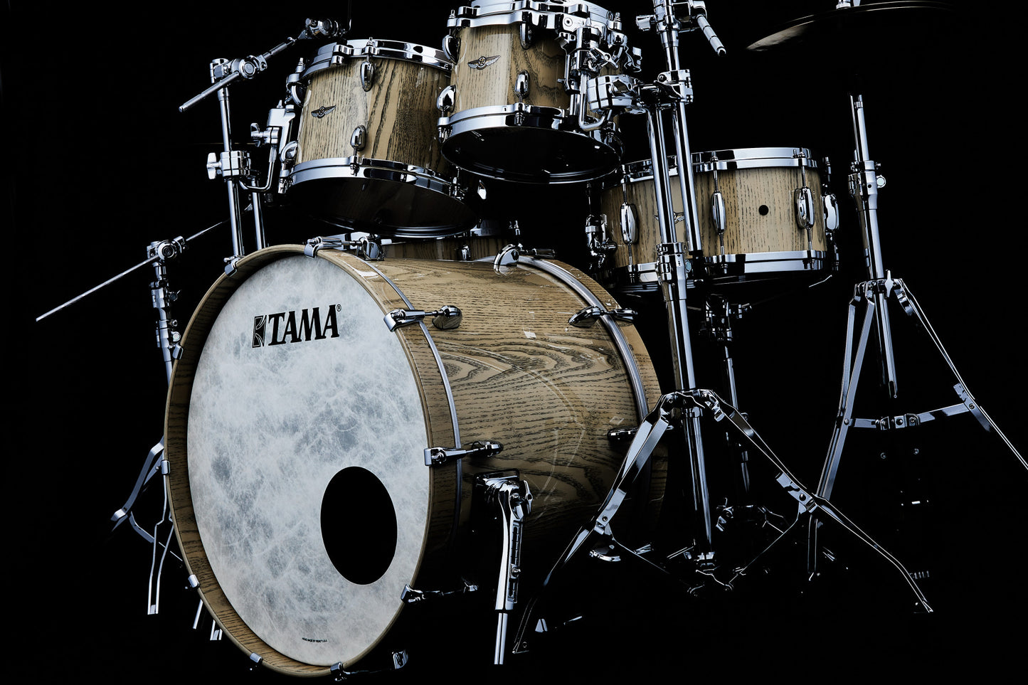 TAMA STAR Walnut Shell Kit 4 teilig - Antique White Japanese Chestnut/Chrom HW
