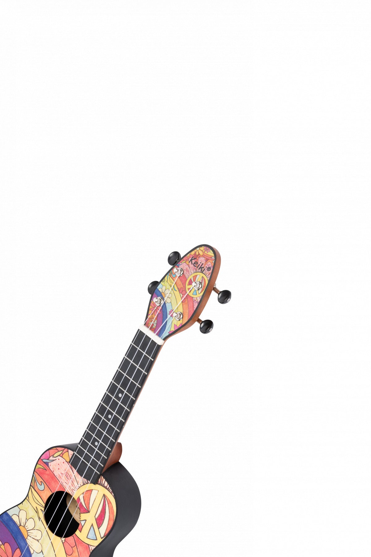 KEIKI K2 Series Soprano Ukulele Lefty Set - Agathis / Peace '68"