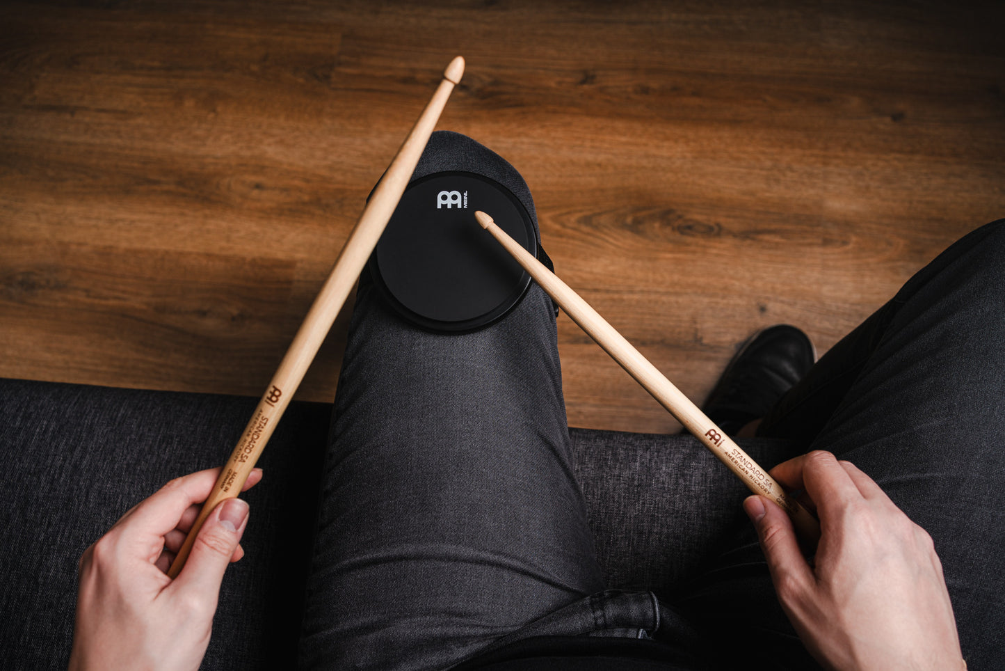 MEINL Cymbals 4" Knee Practice Pad - Black