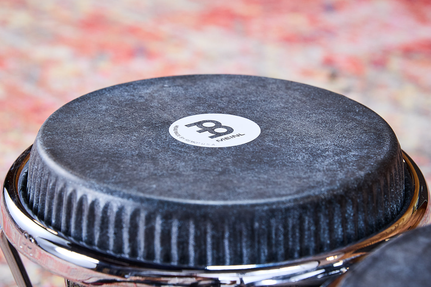 MEINL Percussion Artist Series Bongo Diego Galé, REMO® Black Calfskin Skyndeep Heads  - 7" & 8 1/2" Midnight Star