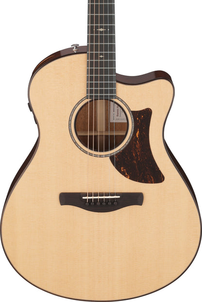 IBANEZ Advanced Acoustic, Platinum Collection 6-Str Natural High Gloss Auditorium Body