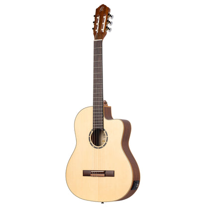 ORTEGA Family Series 4/4 Slim Neck Konzertgitarre 6 String - Fichte / Mahagoni Natur + Bag