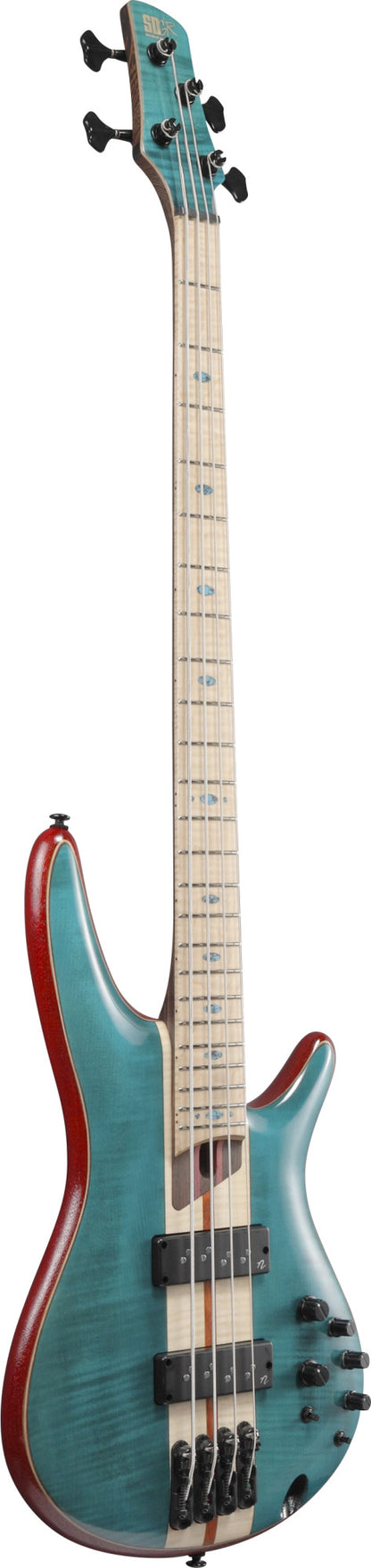 IBANEZ Premium SR E-Bass 4-String - Caribbean Green Low Gloss + Gigbag