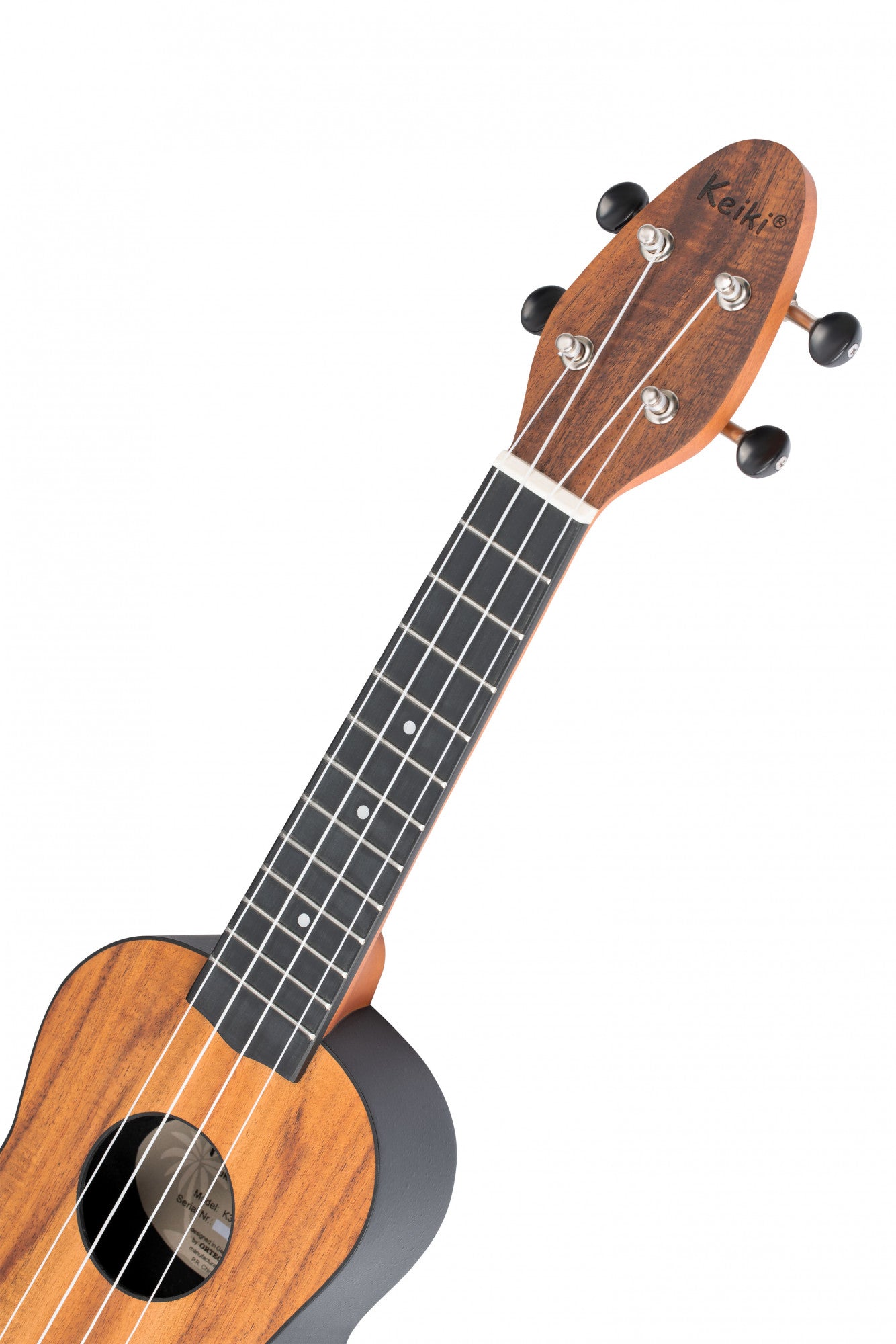 KEIKI K3 Series Soprano Ukulele Set - Acacia Natural / ABS