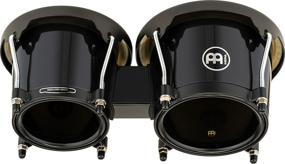 MEINL Percussion Journey Series Bongo 6 1/2" Macho & 7 1/2" Hembra - Black