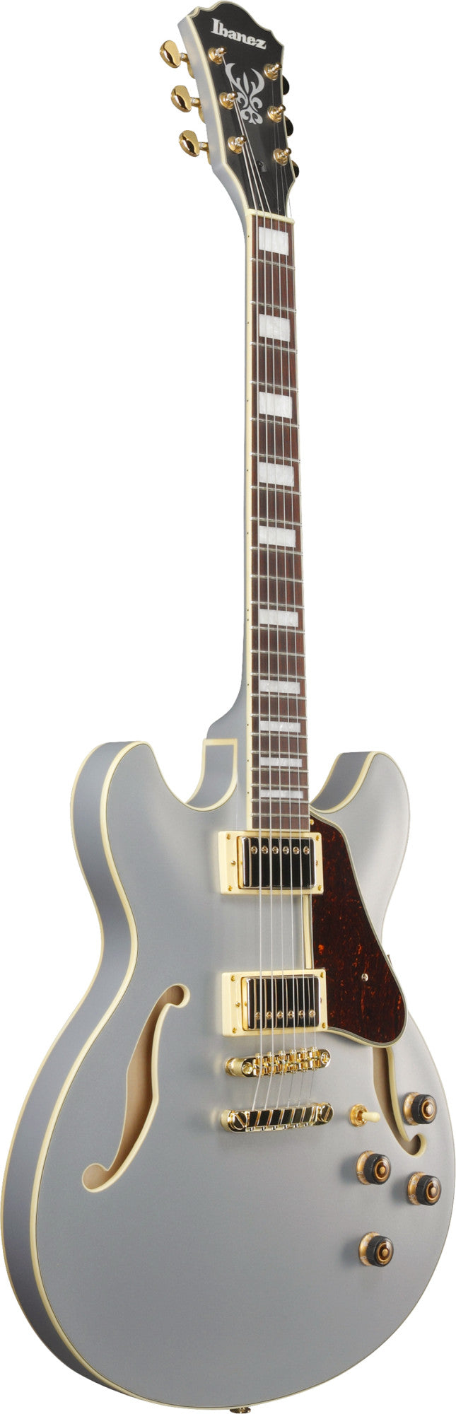 IBANEZ Artcore Hollow Body Gitarre 6-String - Moonstone Silver Flat