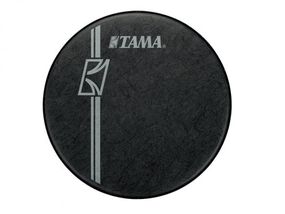 TAMA Reso Black Fiber 22" Head  - white Logo