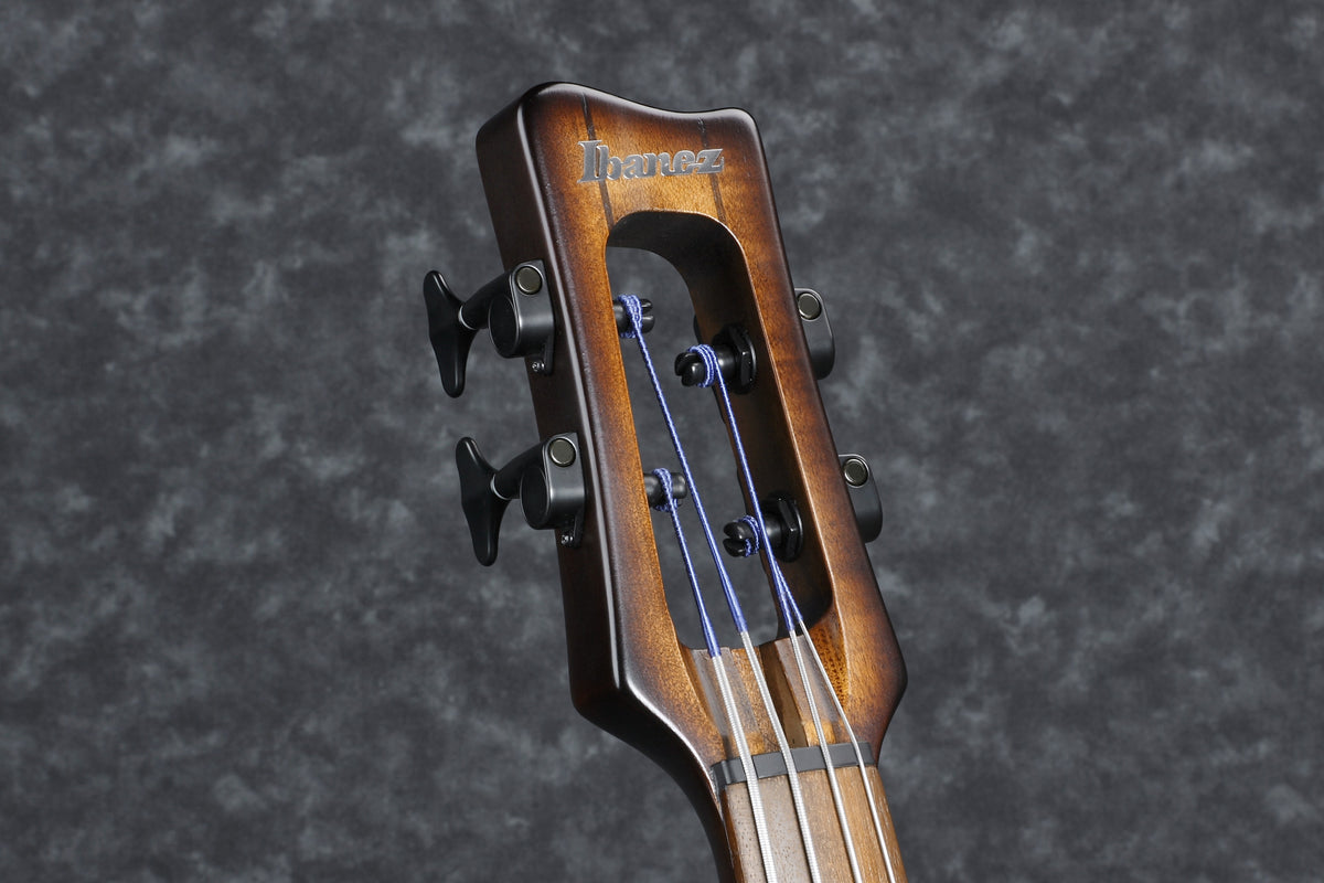 IBANEZ Bass Workshop Upright Bass 4-String - Mahagony Oil Burst + Gig Bag & Roadpro Stand