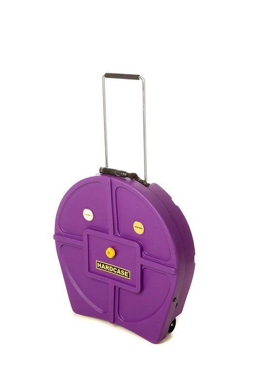 HARDCASE Cymbal Trolley-Case 22" für 9 Becken - Purple
