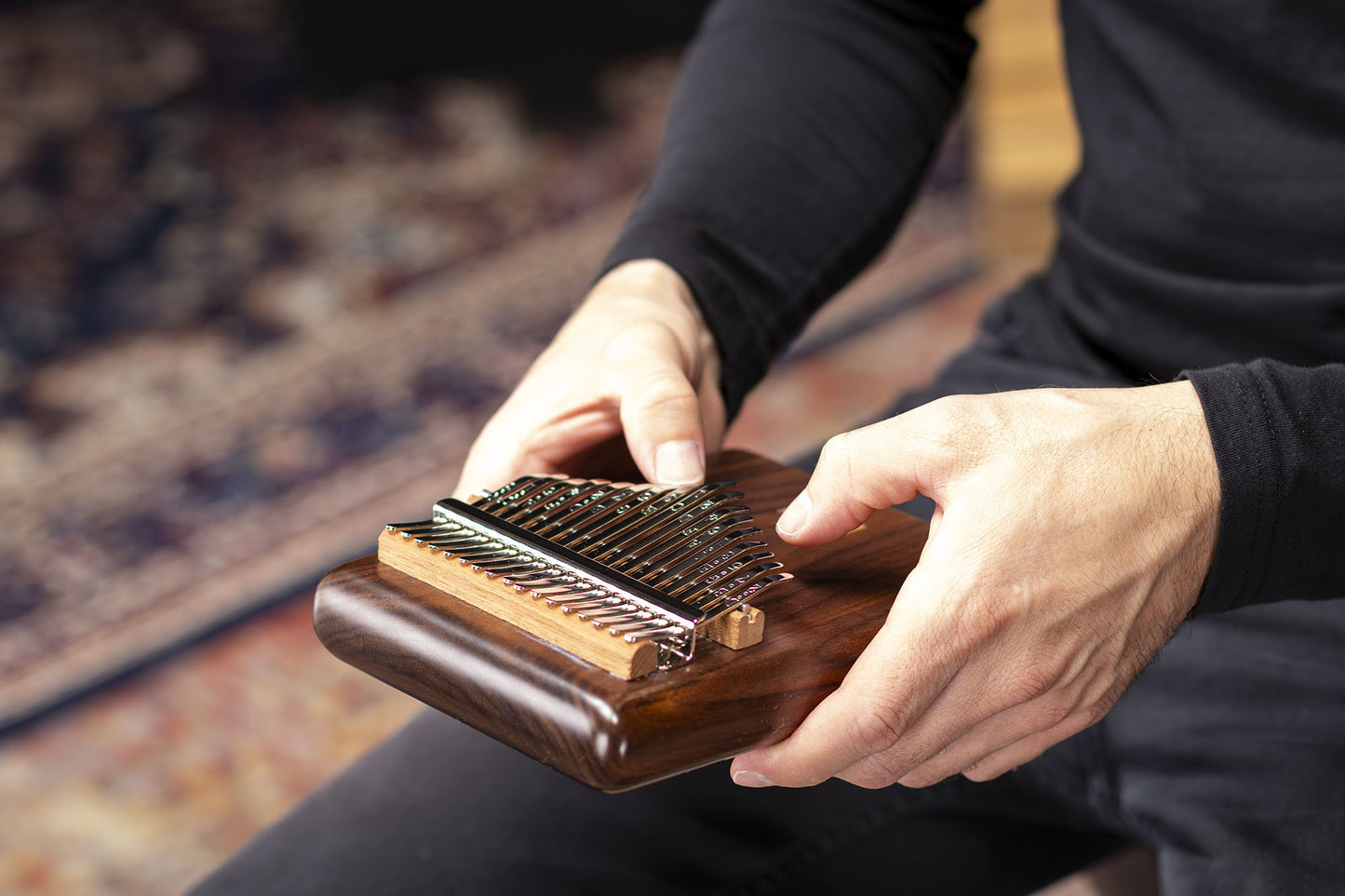 MEINL Percussion Solid Pickup Kalimba - American Walnut