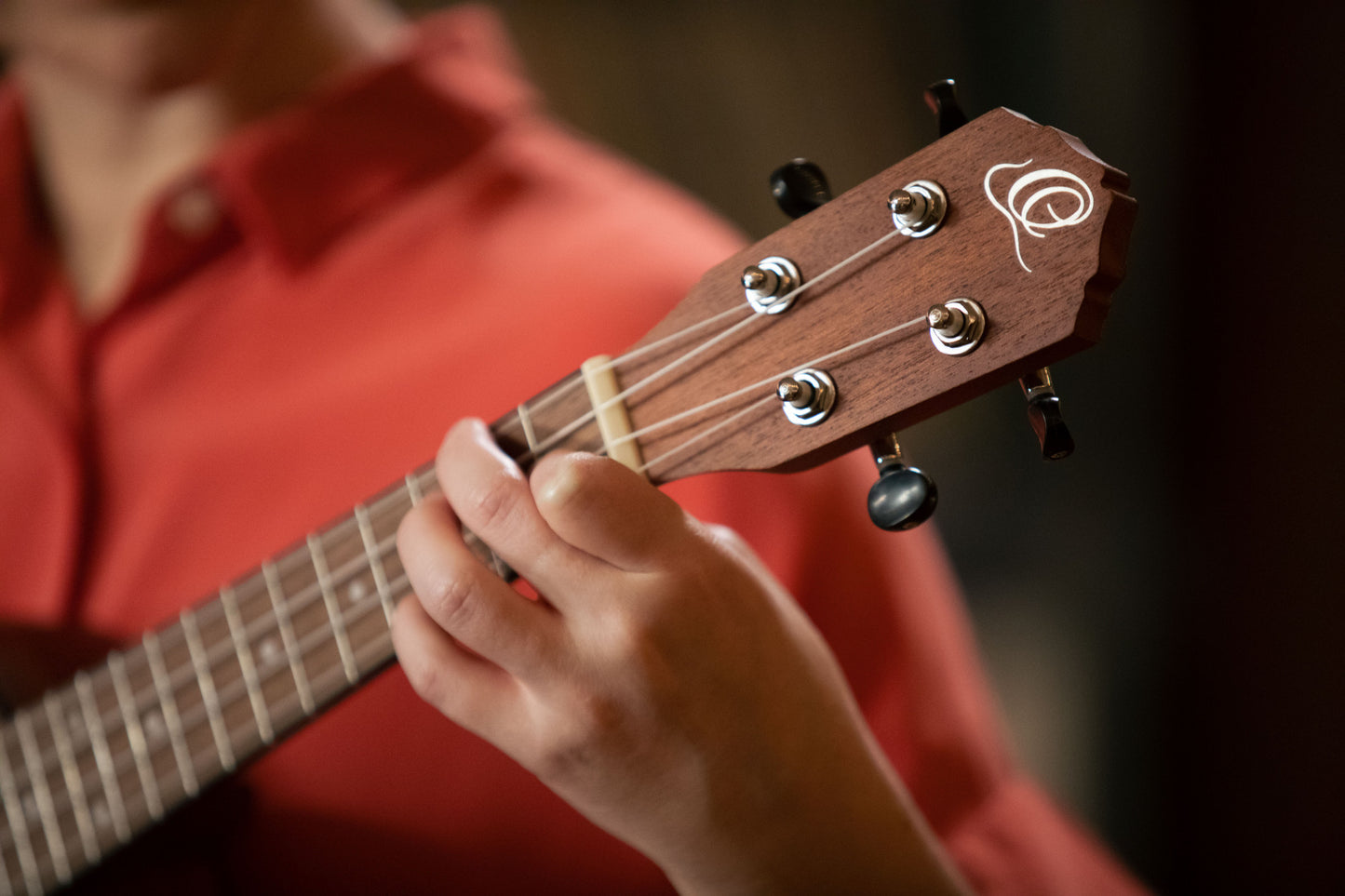 ORTEGA  Bonfire Series Concert Ukulele 4 String - Sapele Natural