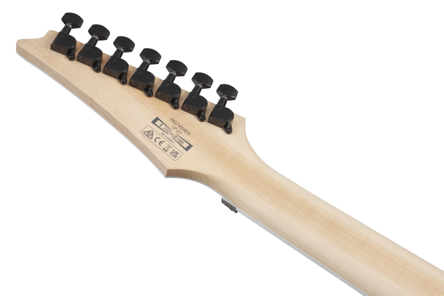 IBANEZ RG Electric Guitar 7-String - Black Flat