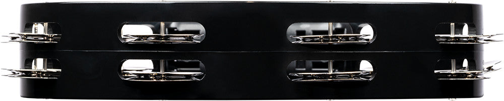 MEINL Percussion Headliner® Series Molded ABS Tambourine - 10" Black