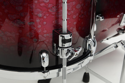 TAMA Starclassic Walnut/Birch Lacquer Floor Tom 14" x 14" - Molten Raspberry Fade/Chrom HW