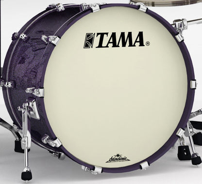 TAMA Starclassic Maple Lacquer Bass Drum 22" x 16" - Deeper Purple/Chrom HW/ohne Tom Halter