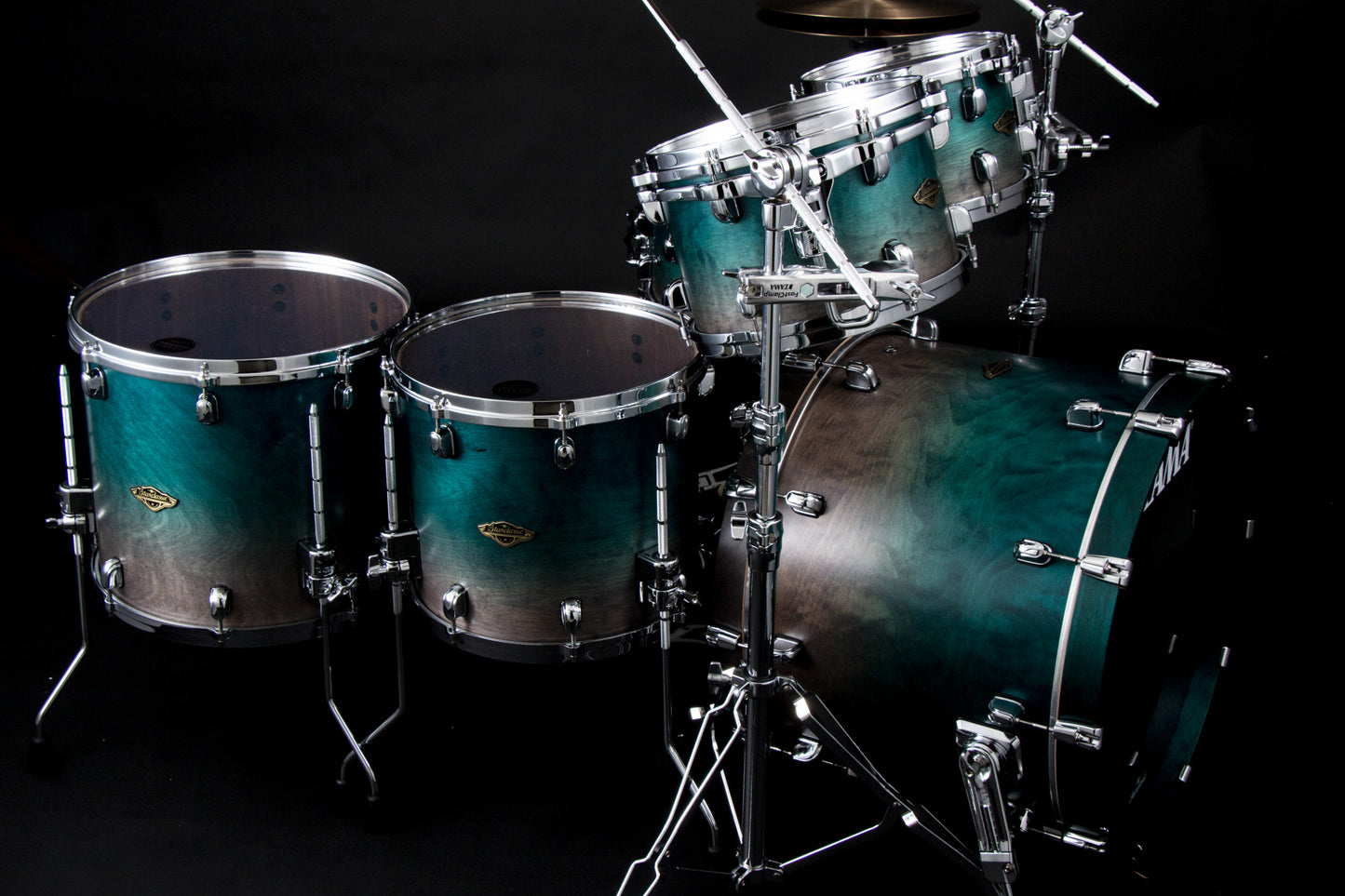TAMA Starclassic Walnut/Birch Lacquer Shell Kit 5 pcs - Satin Sapphire Fade/Chrome HW