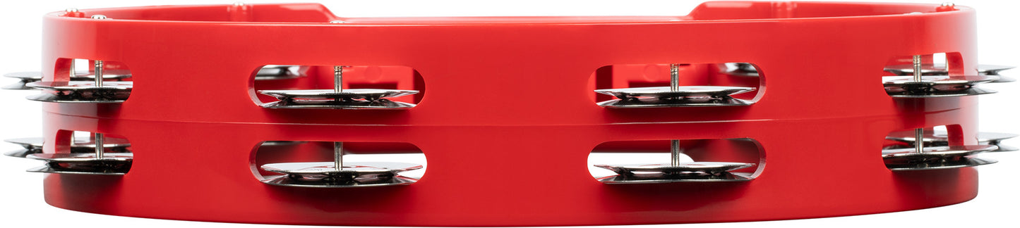 MEINL Percussion Headliner® Series Molded ABS Tambourine - 10" Red