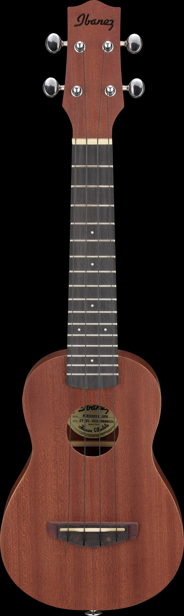 IBANEZ Soprano Ukulele 4-String - Open Pore Natural + Gigbag