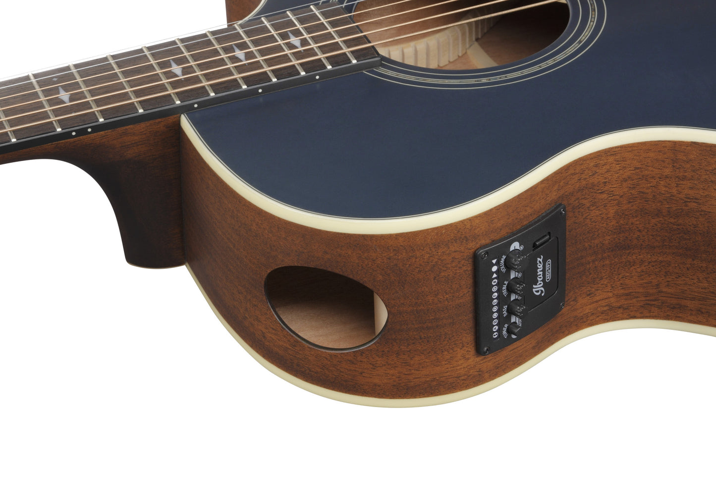 IBANEZ AE Acoustic Guitar 6-String - Dark Tide Blue Flat