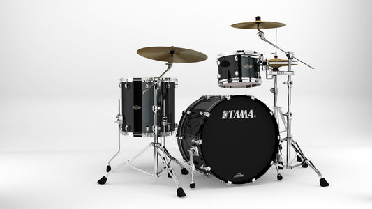 TAMA Starclassic Walnut/Birch Lacquer Shell Kit 3 teilig - Piano Black/Chrom HW